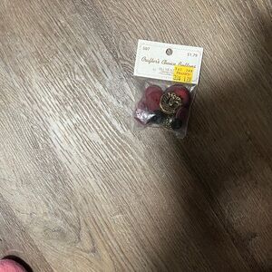 Burgundy Set of Buttons vintage